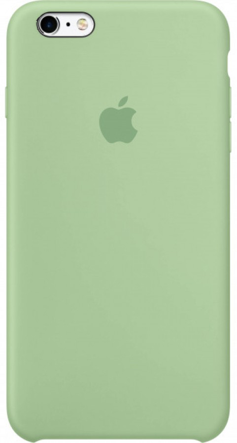 Чехол Silicone Case качество Lux для iPhone 6 Plus/6s Plus зеленый